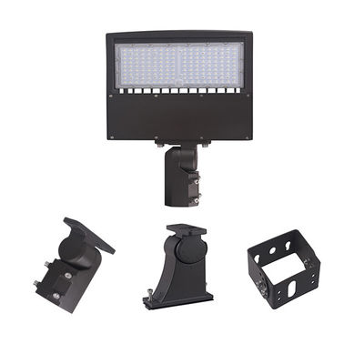 Luzes do parque de estacionamento do diodo emissor de luz de IP65 150W com ajustador Arm Mount Yoke Mount For Road do deslizamento e iluminação exterior do campo de básquete