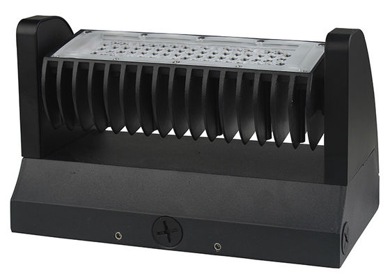 Luz do diodo emissor de luz Wallpack do preto IP65 5300LM 130LM/W 277V do UL