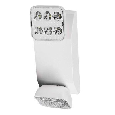 A saída de emergência branca de 120 volts ilumina a bateria de cádmio de níquel 3.6V
