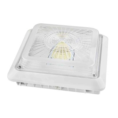 40W 130LM/W 5200 luzes do dossel do diodo emissor de luz dos lúmens, luzes quadradas do dossel da garagem