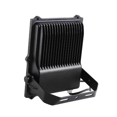 luzes de inundação impermeáveis do diodo emissor de luz do preto de 80W 100V com suporte de U