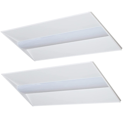 120V 2X4FT CCT e luz ajustável 130LM/W do diodo emissor de luz Troffer do poder