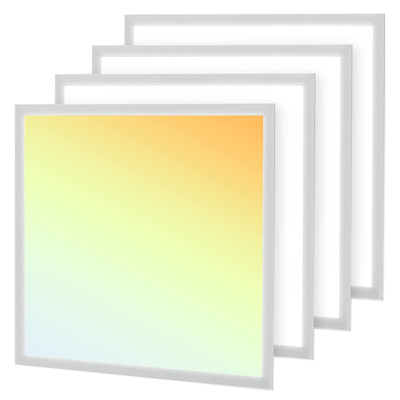 O tela plano do diodo emissor de luz do UL DLC 2x2 ilumina 0 - poder de 10V Dimmable e temperatura de cor ajustável