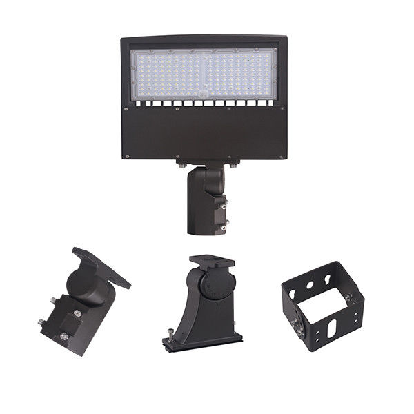 Luzes do parque de estacionamento do diodo emissor de luz de IP65 150W com ajustador Arm Mount Yoke Mount For Road do deslizamento e iluminação exterior do campo de básquete