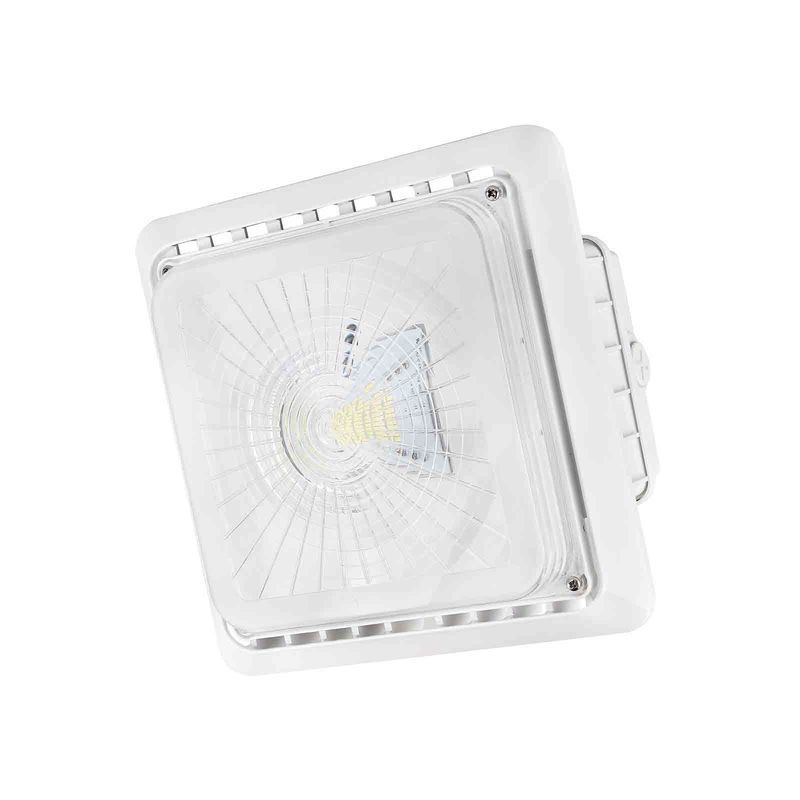 55W o dossel do diodo emissor de luz dos lúmens 100V do quadrado 7150 ilumina 8,94&quot; ×8.94 ' ×4.53”